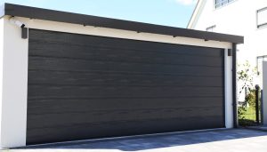 Wood garage door