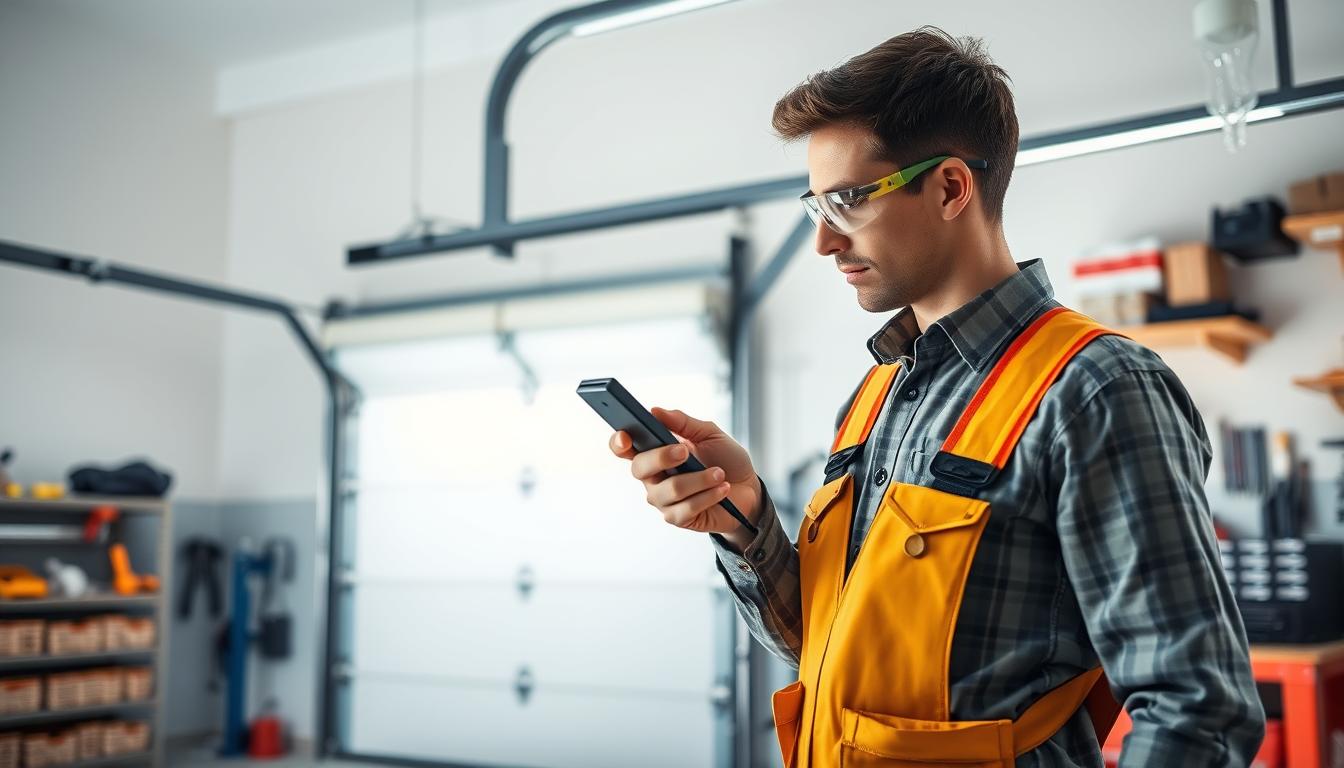 testing garage door sensors