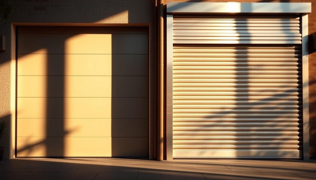 Garage Door vs Roll up Door