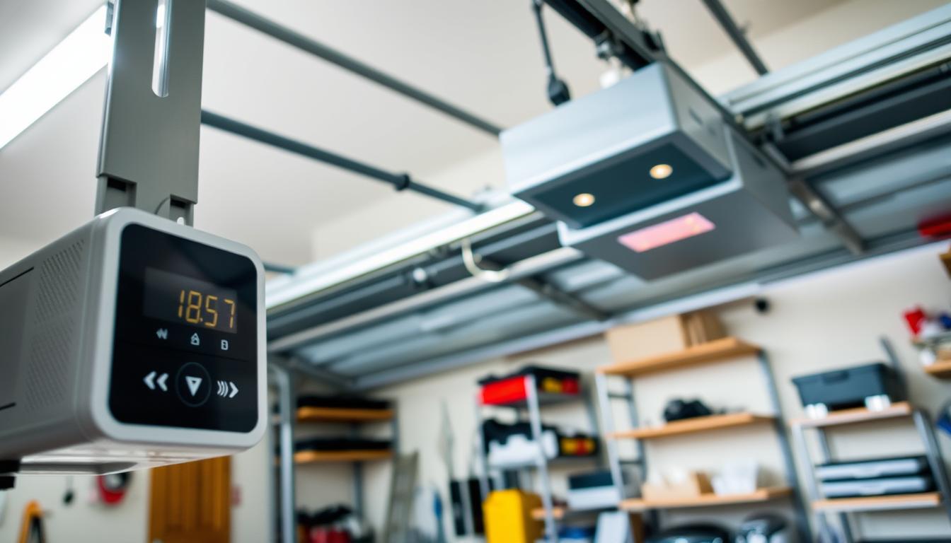 Smart garage door installation setup