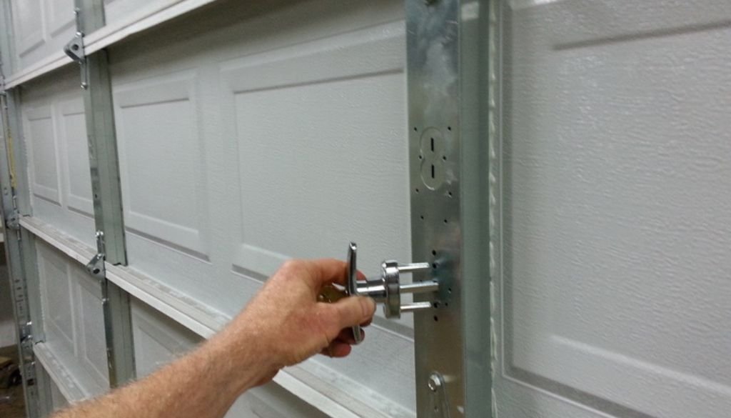 Garage Door Without a Built-In Lock