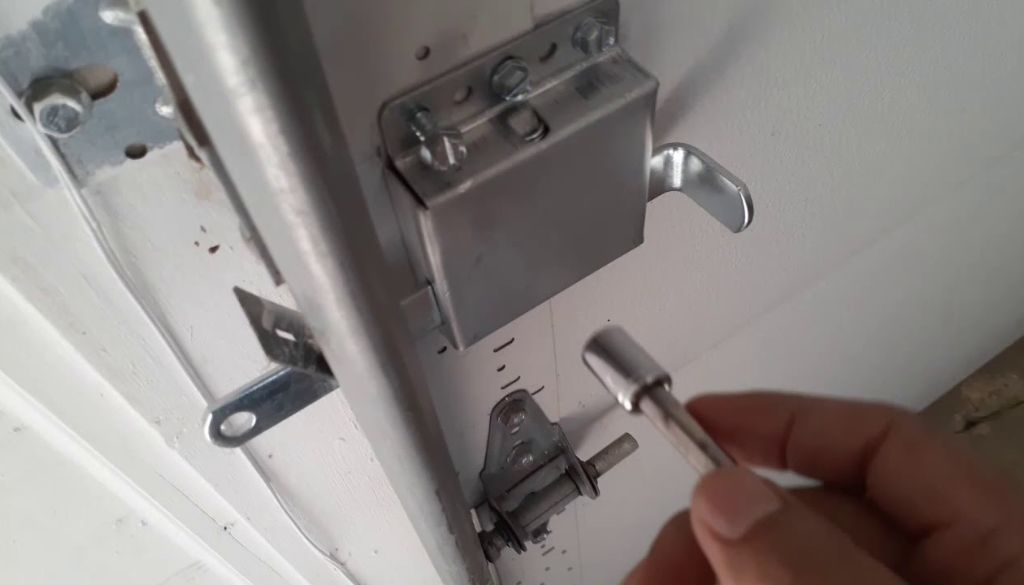 Professional garage door Lock Bar Installation